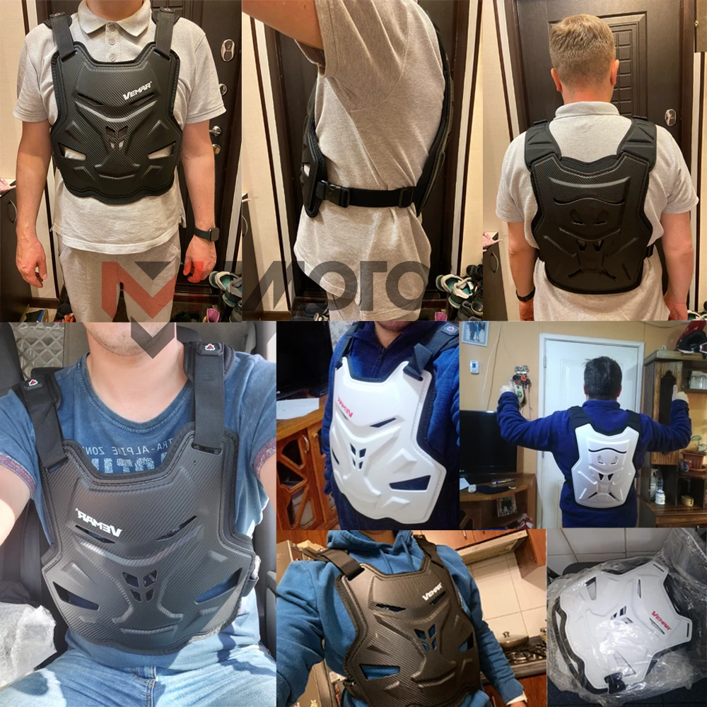 Motorcycle body armor Vemar Off-road Riding Racing Anti-Fall Motocross Chest Protector Hemp Rope Pattern Armor Men
