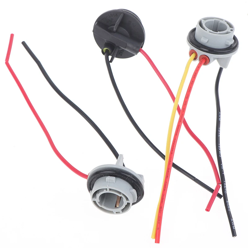 1156 1157 Bulb Socket BAY15D Lamp Holder P21/5W Adapter Base Connector 2pcs