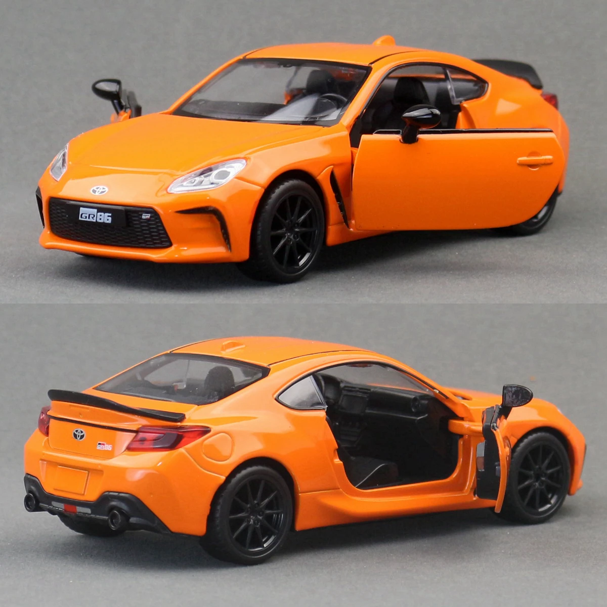 1/28 TOYOTA GR86 Racing Toy Car Model MSZ Diecast Metal
