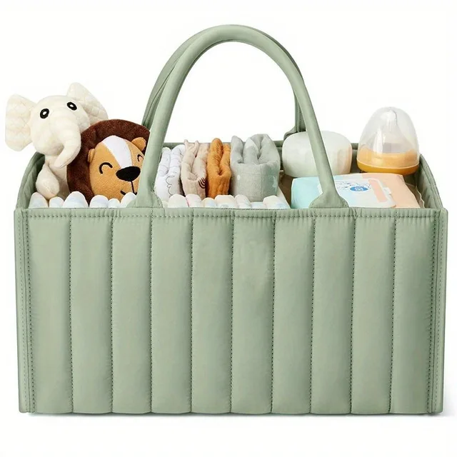 Mommy Tote Bag Baby Diaper Hanging Bags Multifunctional Portable Mom Tote Basket Outdoor Portable Bag 5