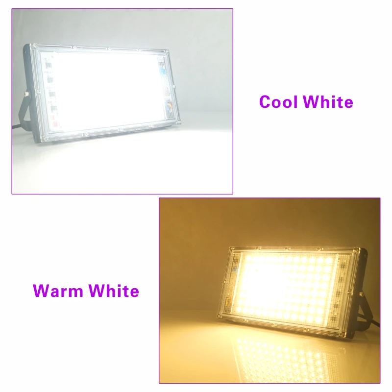 LED Flood Light 50W 100W AC 220V 230V 240V Outdoor Floodlight Spotlight IP65 Waterproof Landscape Lighting