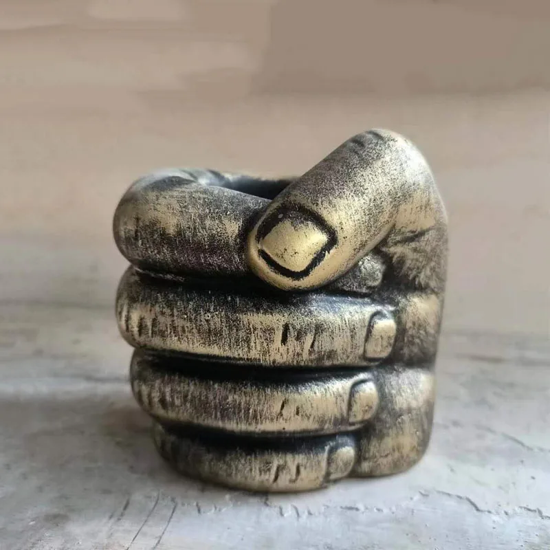 

Креативные пепельницы в форме кулака, настольное хранилище, офисное украшение, домашняя комната, многофункциональные украшения, подарки, держатели для ключей