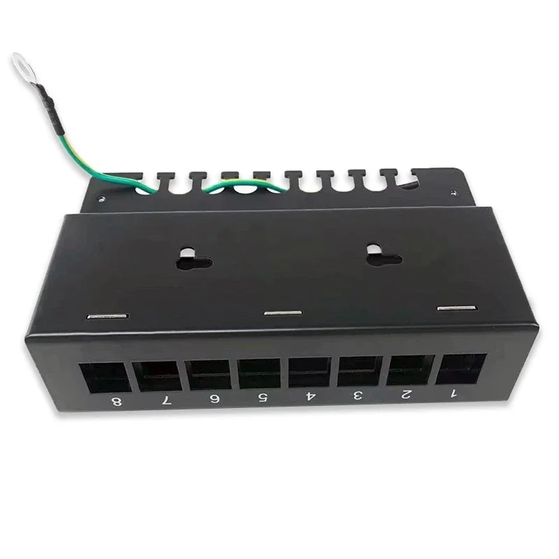 Mount Distribution Frame 8/12 Ports Blank For RJ 45 UTP STP Modules ...