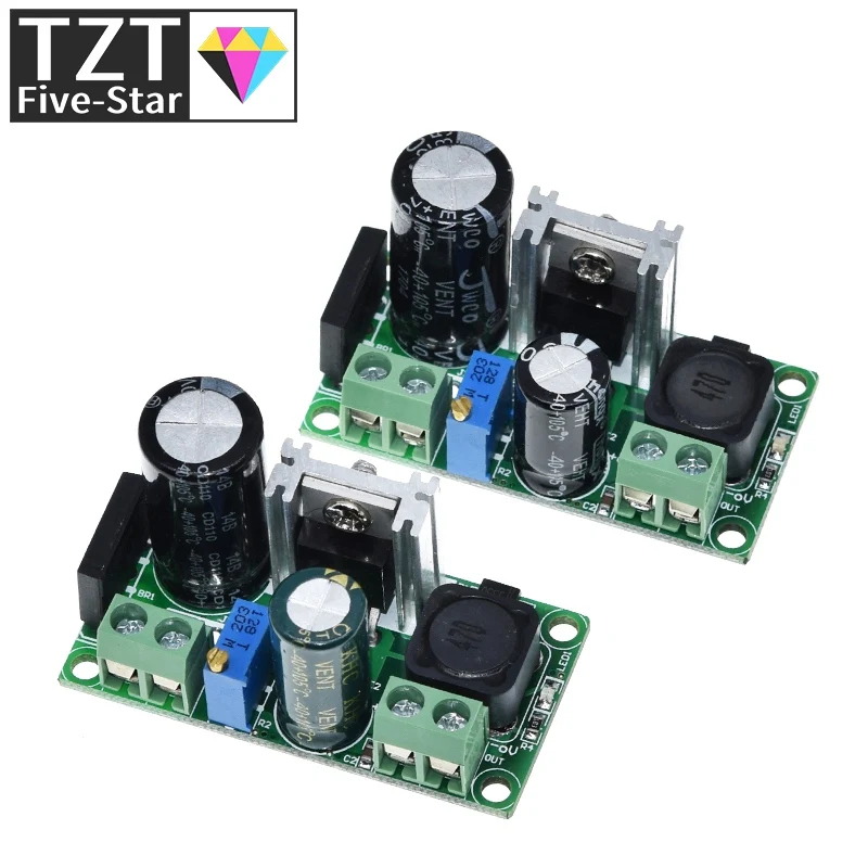 TZT 1/3PCS LM2596T LM2596HV DC-DC einstellbares Step-Down-3A-Stromversorgungsmodul DC 5V-50V, 3A Großer Strom Große Leistung