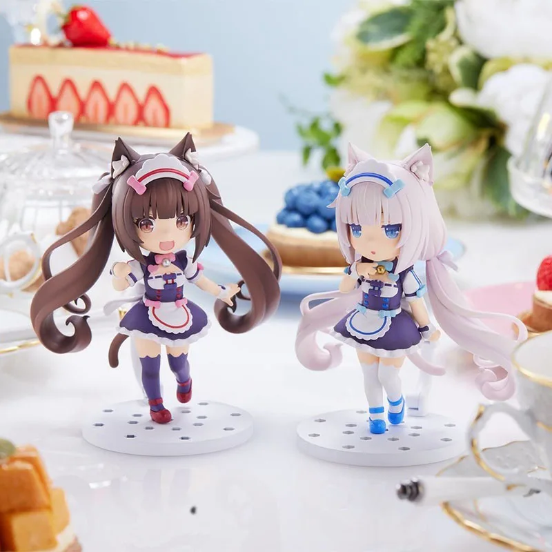 Figurine Nekopara Chocola/Vanilla En PVC - 18 Cm, Maid Outfit, Collection Anime, Décoration Bureau