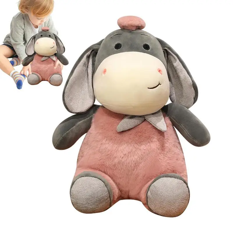 

Stuffed Donkey Cute Plushies Plush Donkey Toy Stuffed Animals Comfortable And Multifunctional Stuffed Donkey Animal Plush Toy