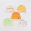 New Born Baby Boy Hats 3/5Pieces Cotton Baby Girls Hats Cartoon 0-6Months Unisex Soft Solid Color Infant Accessories 2
