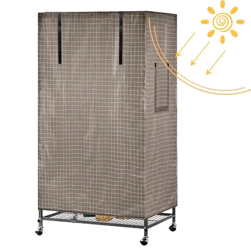 

Универсальный чехол для птичьей клетки, большой универсальный чехол для птичьей клетки 51X38X23,5 дюймов, Съемный прочный защитный чехол для домашних животных