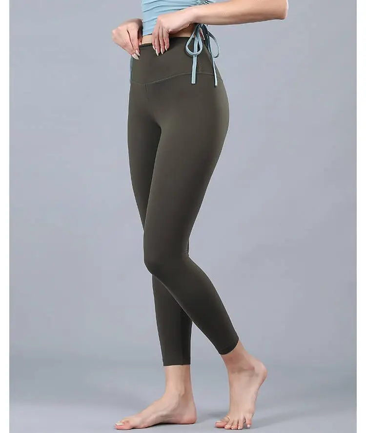 Nwt mulheres yoga leggings 29 Polegada tecido grosso ginásio magro calças  de cintura alta estiramento calças fitness