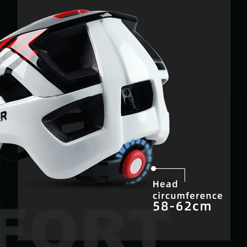 Bicycle Helmet Detachable Magnetic Goggles Mountain Cycling Helmet MTB Bike Cycling Cap