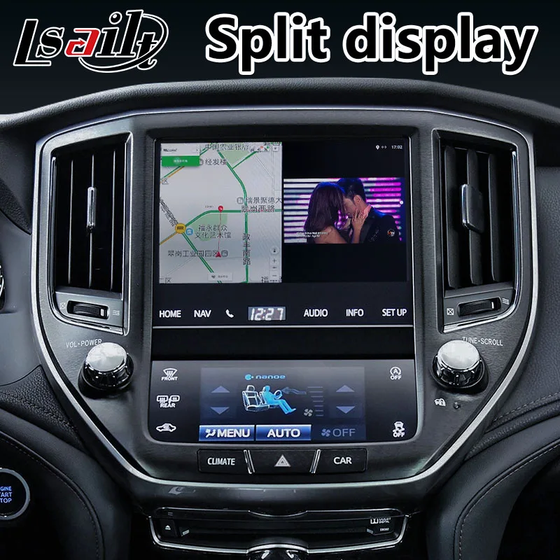 Lsailt Android Multimedia Interface for Toyota Crown With Carplay YouTube Waze Yandex GPS Navigation System car navigation system