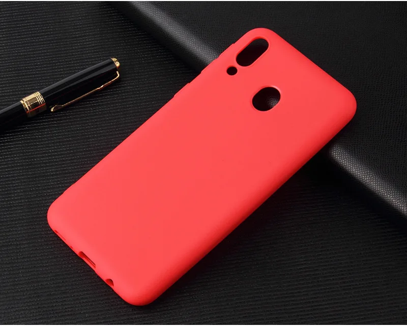Vibrant Candy Silicone Soft Phone Case - Solid Color Design