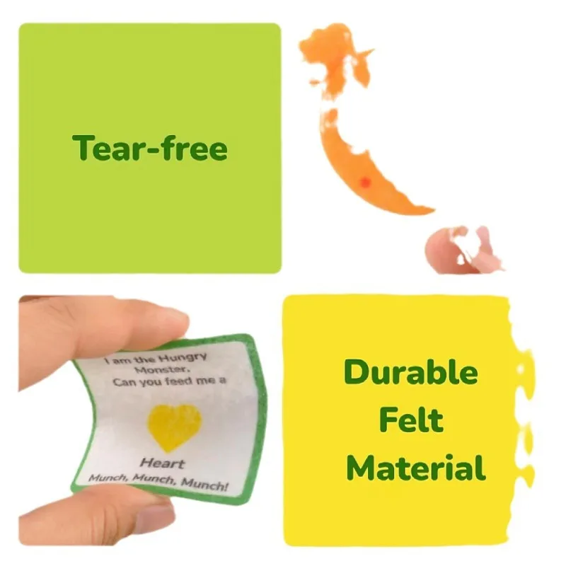 Kids Alphabet Learning Toys Matching Colors Shape Felt Toys Letter Recognition Monster Funny Game Montessori Educational Toy