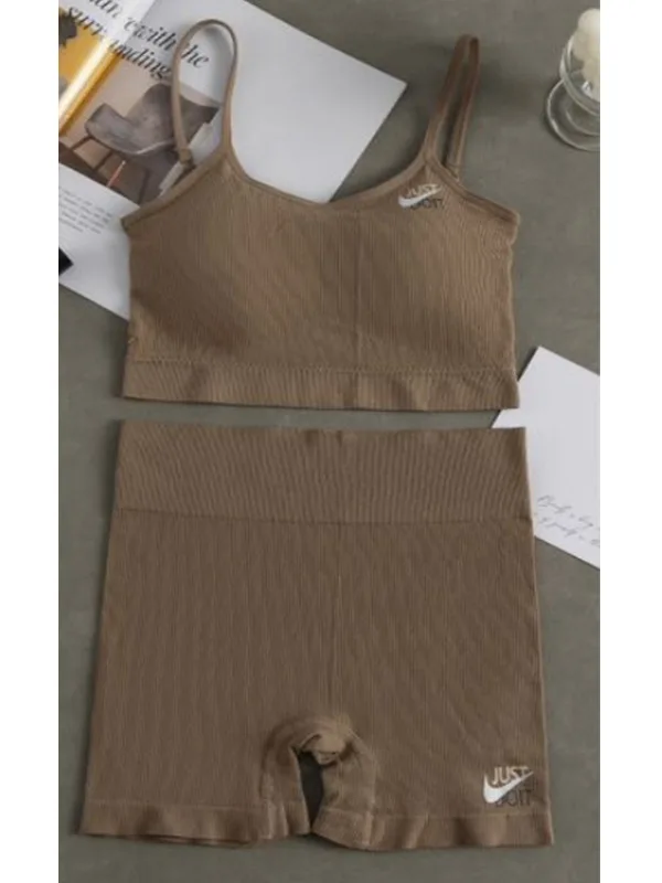 بدلة يوجا نسائية جديدة رائعة مع وسادة صدر، سترة صي...