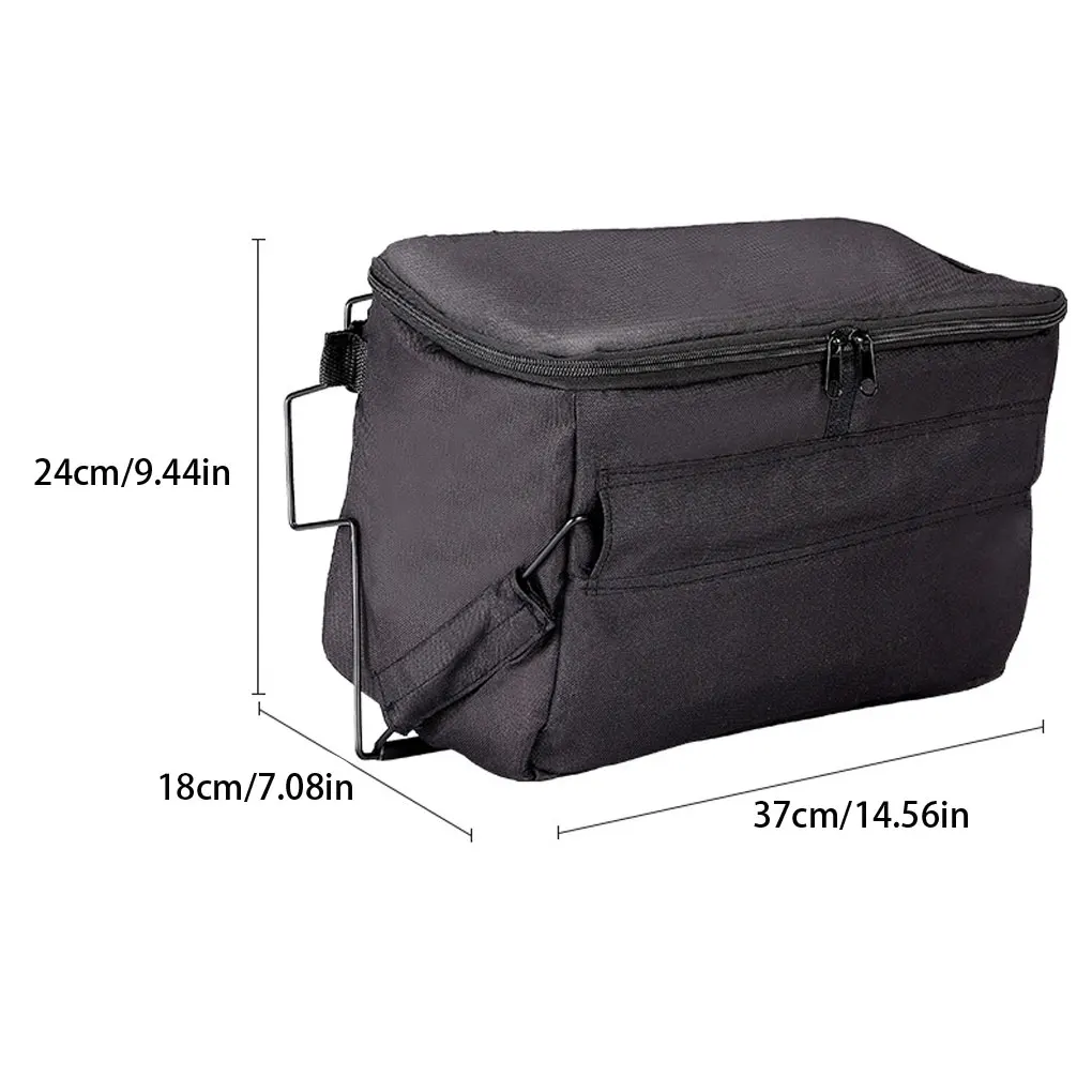 Portable Lunch Cooler Folding Bags Insulation Picnic Ice Pack Thermal Bag Outdoor Beach Camping Drink Food Carrier Tableware