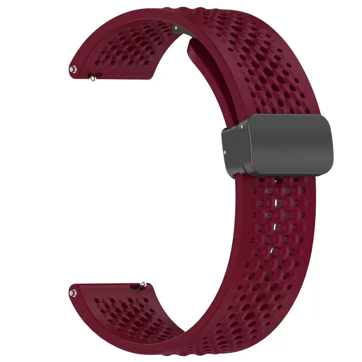 Silicone Magnetic Replacement Watch Strap, 20/22mm - Versatile and Durable Design