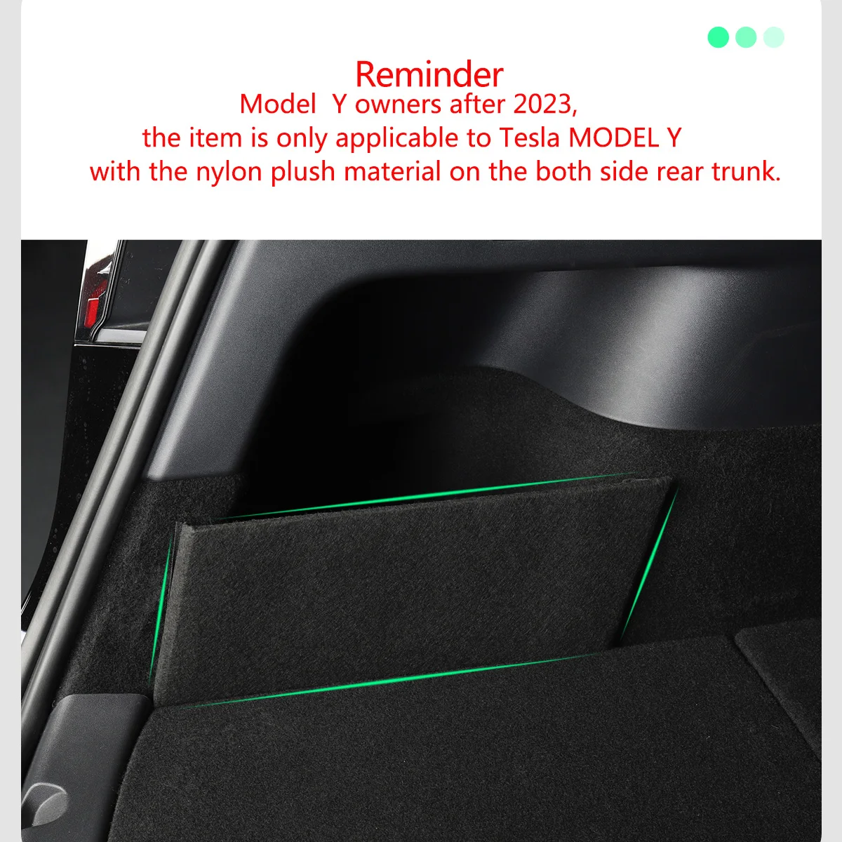 LUCKEASY Auto Accessories Interior For Tesla Model Y 2020-2024 Car