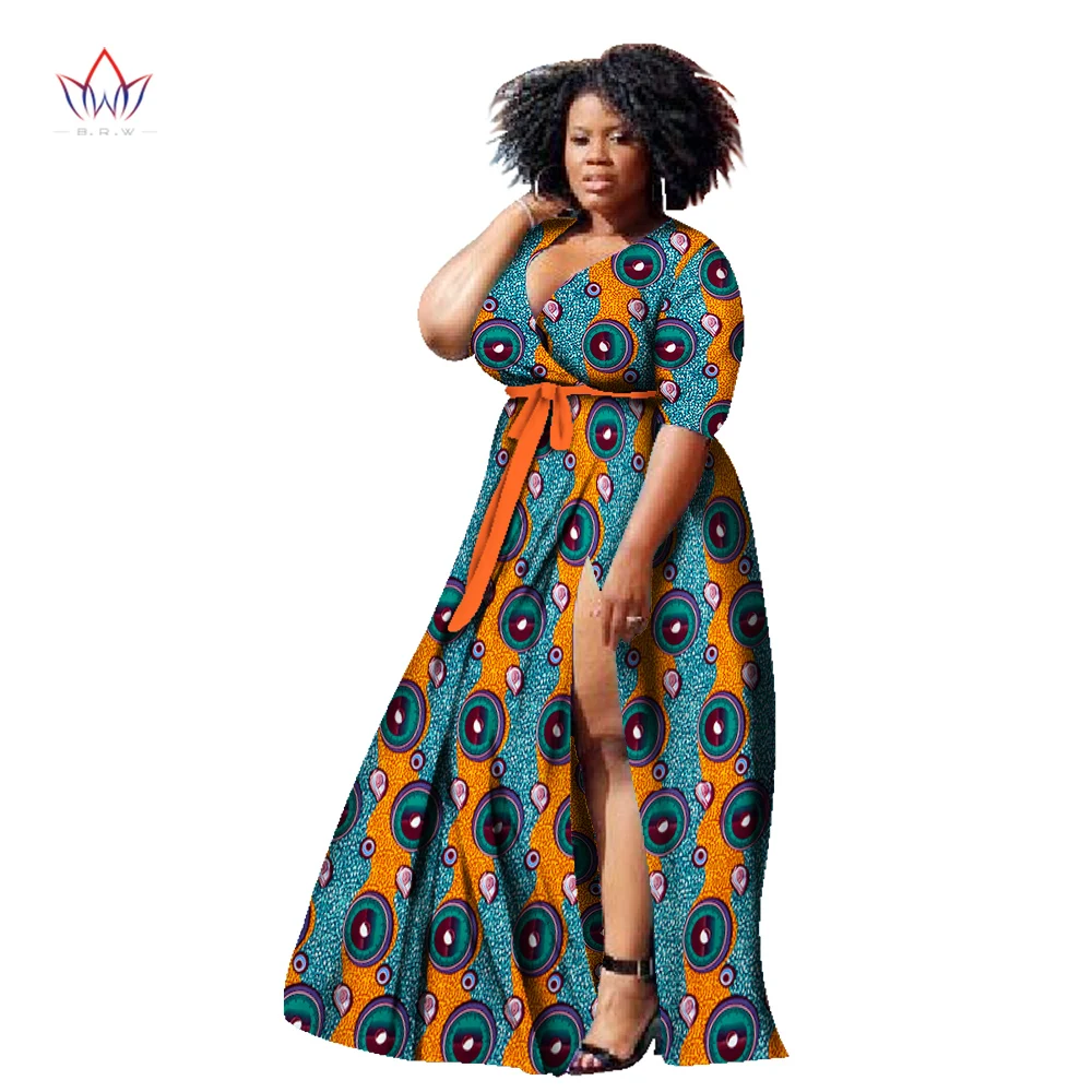 Bintarealwax Africa Dresses For Women Bazin Plus Size African Style