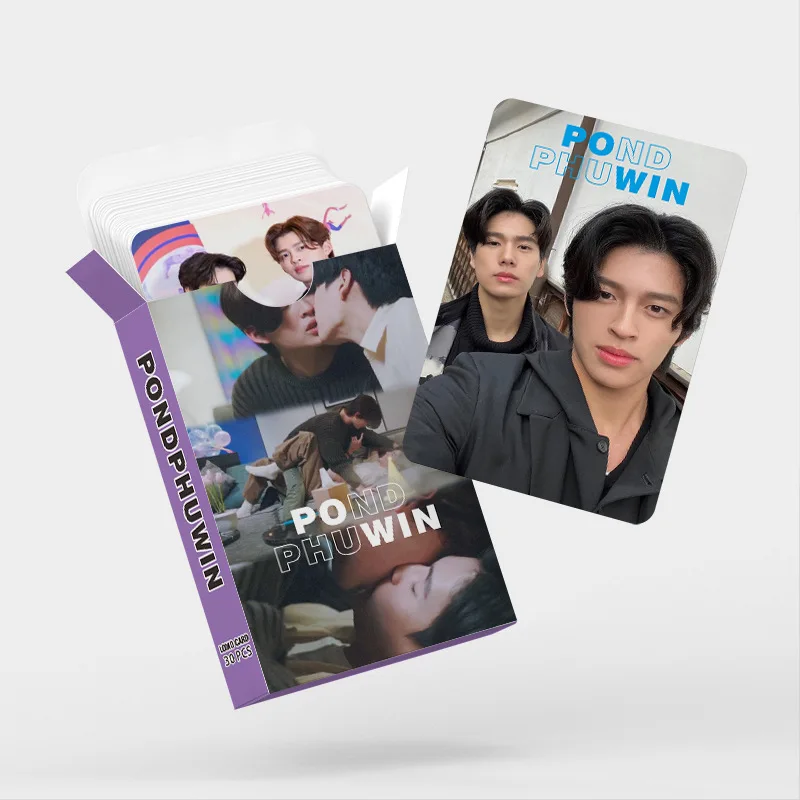 JoongDunk Pondphuwin FirstKhaoTung Photo Small Card 30pack/Set with Box High Definition Collectible Cards Kpop Photo Cards Photo Cards Custom Cards Comics Photo Cards Manga Photo Cards