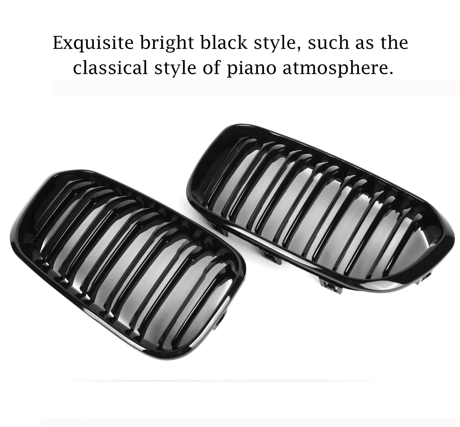 F20 F21 LCI Replacement Front Bumper Kidney Grille Car Styling Racing Grills For BMW 1 Series Facelifted 2015-Hatchback