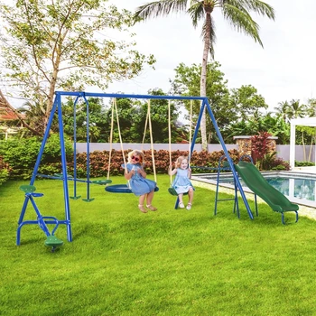 Metal Kids Swing Set 2
