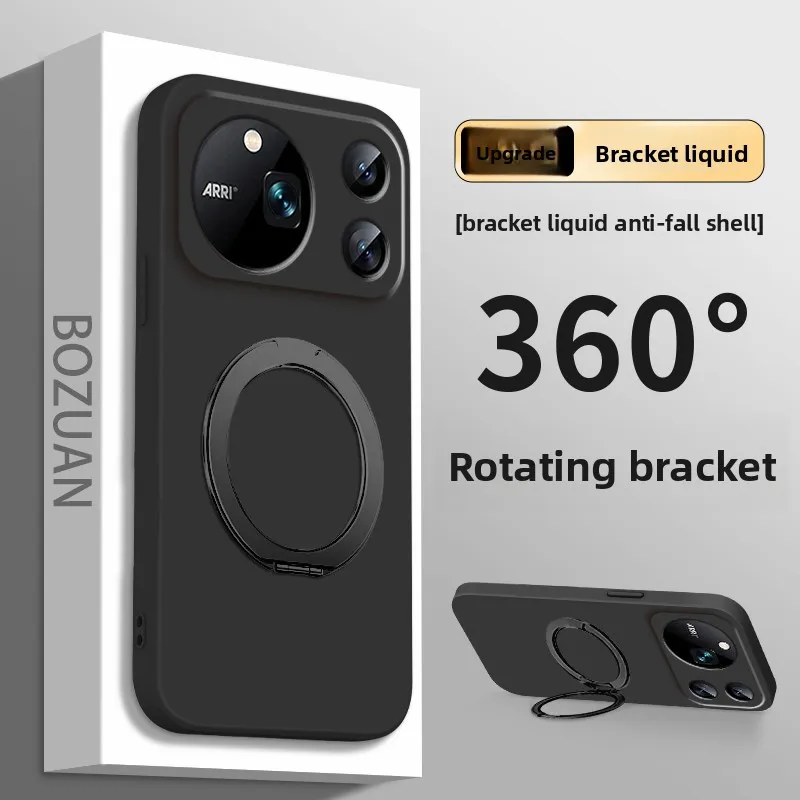 Magic 9 Pro Max Super Edition Case - Skin-Friendly Liquid Silicone with Magnetic 360 Holder