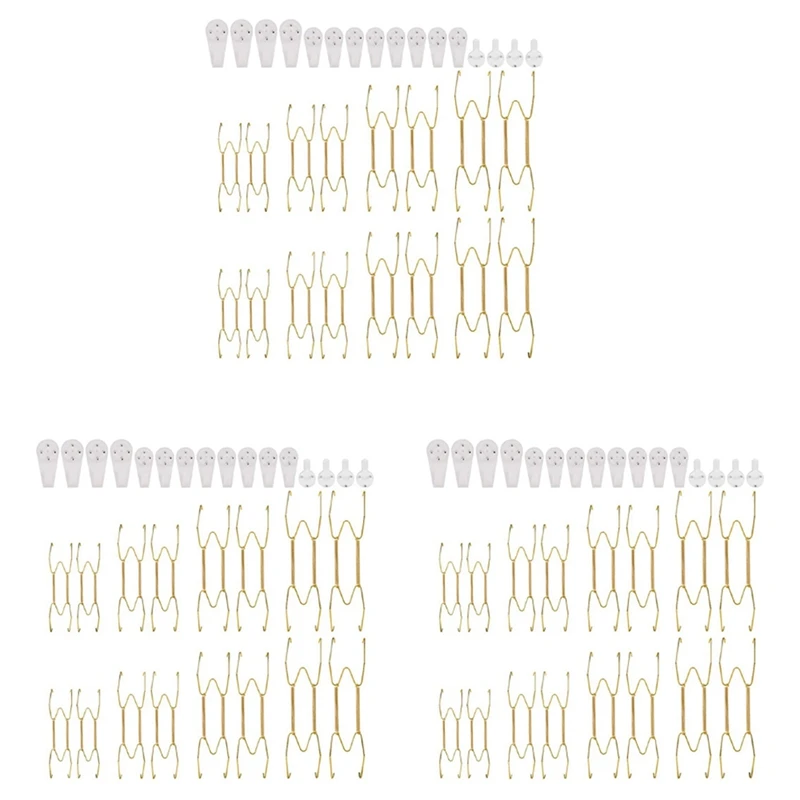 

3X Plate Hangers For The Wall 6 8 10 12 Inch,Wall Plate Hangers Decorative Plate Hangers Invisible Wall Plate Holders