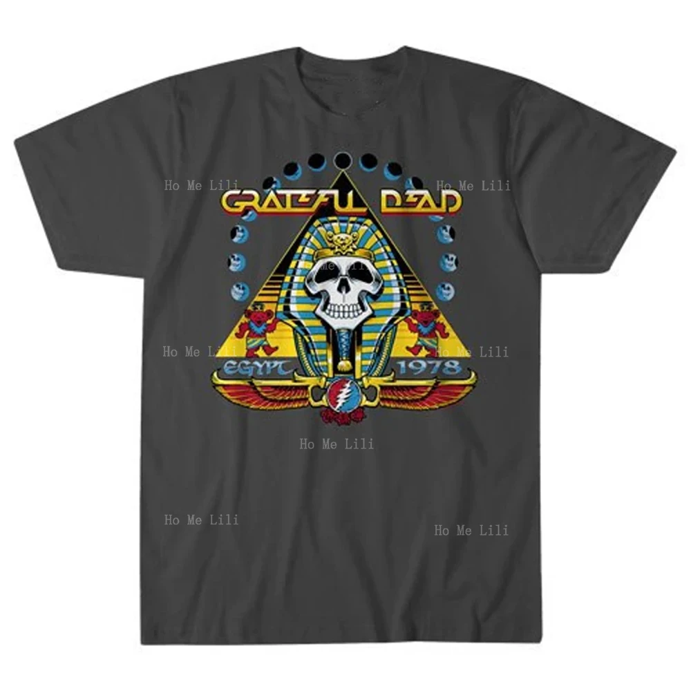 T-Shirt Unisex Grateful Dead Egypt Pyramid Skull