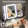SEJOY Makeup Mirror with Lights, 1X 3X 7X Magnifying Mirror, Touch Control, Trifold Makeup Mirror, Portable LED Makeup Mirror 3