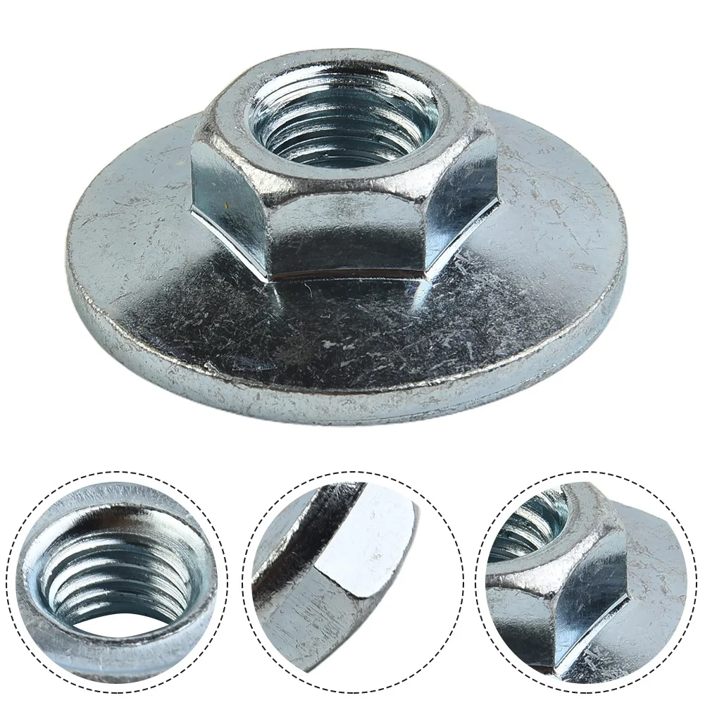 1/2/3/4pcs Flange Nut M14 Thread Hexagon ratical Angle Grinder Disc Flange for100/125/150/180/230 Type Angle Grinder Tool