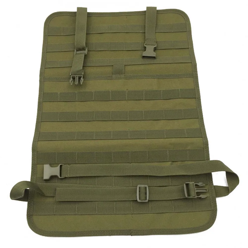 Tactical Car Back Seat Organizer Accessories Army Molle Pouch Storage Bag  Outdoor Self-driving Hunting Seat Cover Bag 2