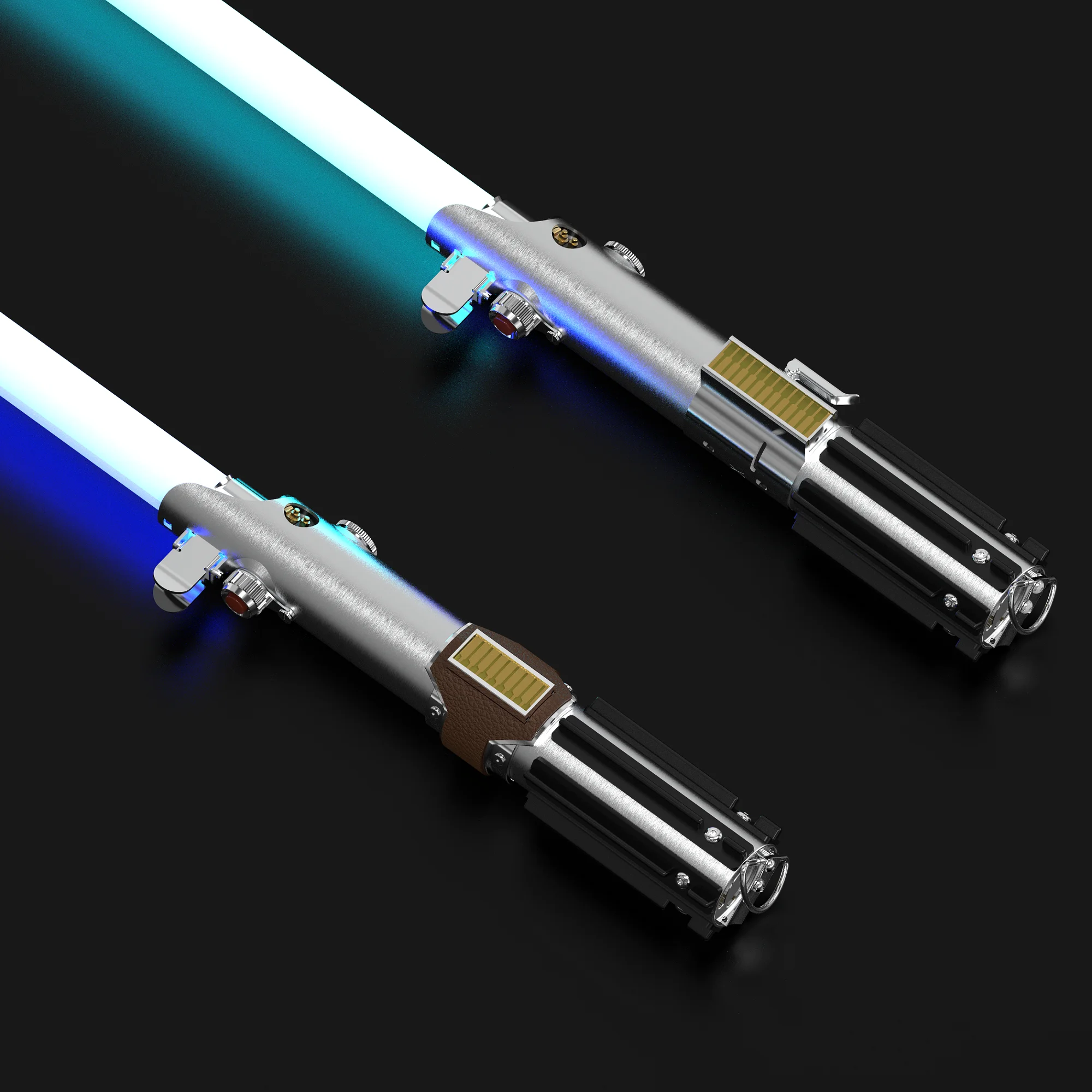Espada láser Jedi de Cruz pequeña, espada láser Force FX con mango de  Metal, hoja de PC para duelo pesado, skywalker - AliExpress