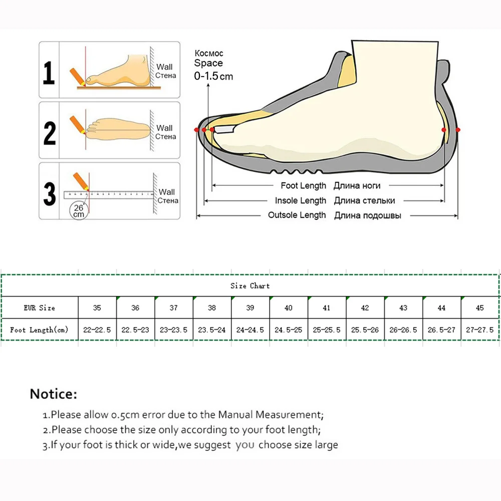 Shoe Size Chart – Arch Angel Shoes