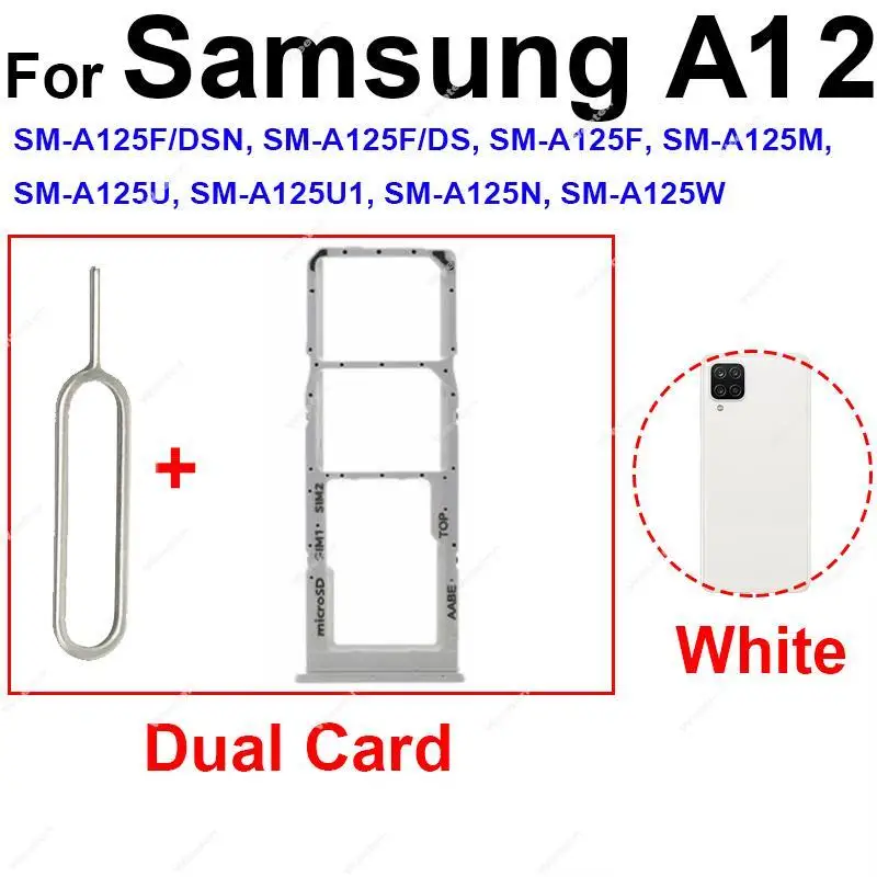 Baki kartu Sim untuk Samsung A11 A115 A115F A12 A125 A125F A125M