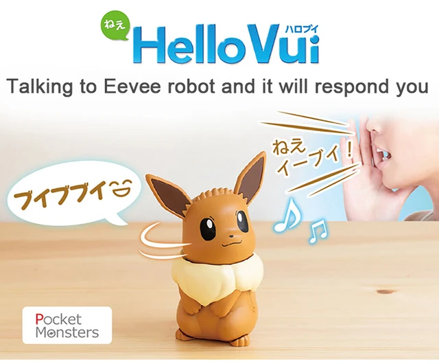 Figurines Pokemon Pikachu Eevee, Jouets Pour Enfants, Modèle Électrique  Parlant, Robot Kawaii Interactif, Cadeau D'anniversaire - Action &  Figurines - AliExpress