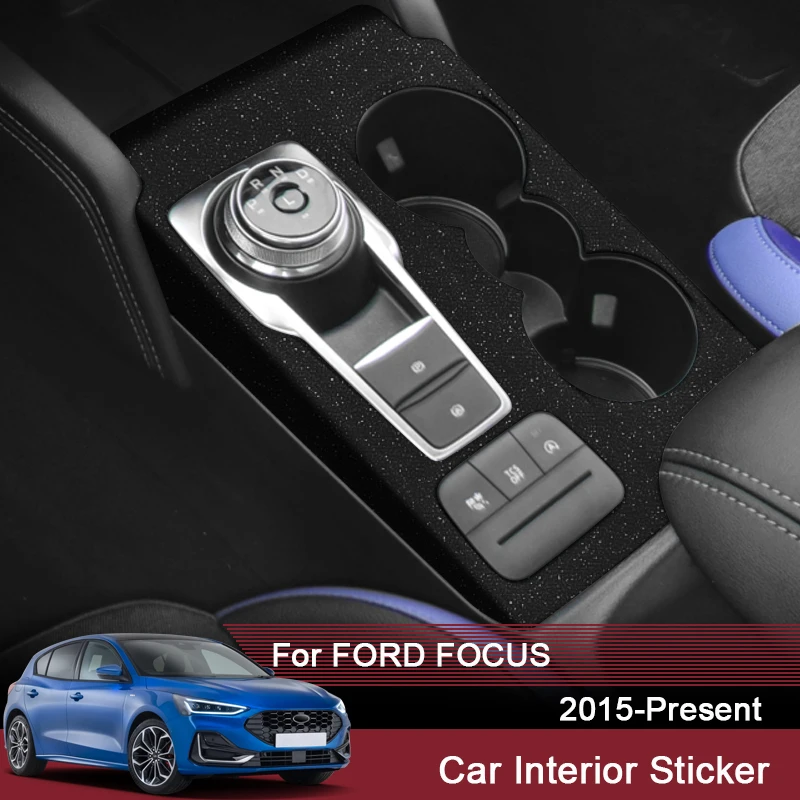 

For Ford Focus 2015-2025 Car Interior Sticker Windows Contol Decal Inner Door Gear Panel Protective Film Internal Auto Accessory