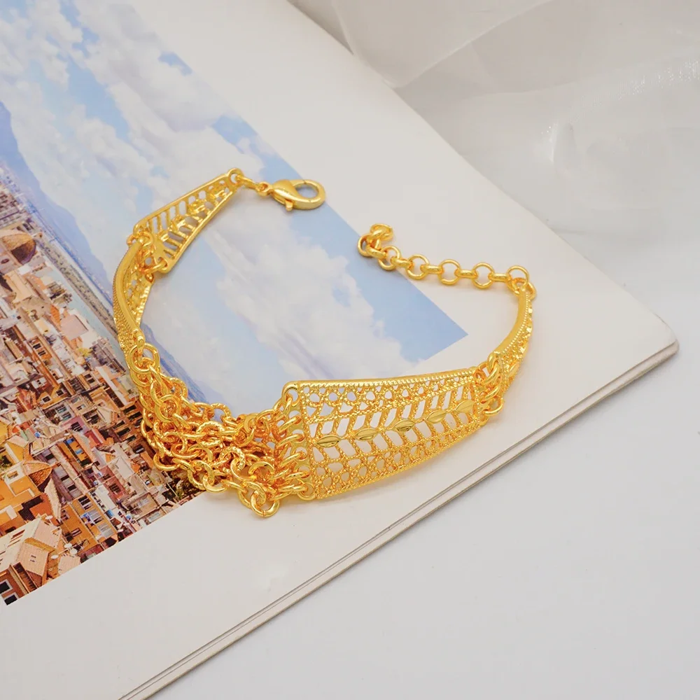 S73c4c5e17851431f87dd7f4c8e8f6c121 Middle East Golden Long Necklace with Tassel Jewelry Set for Women Tassel Earrings for Bridal Set Party Gift Mallzona