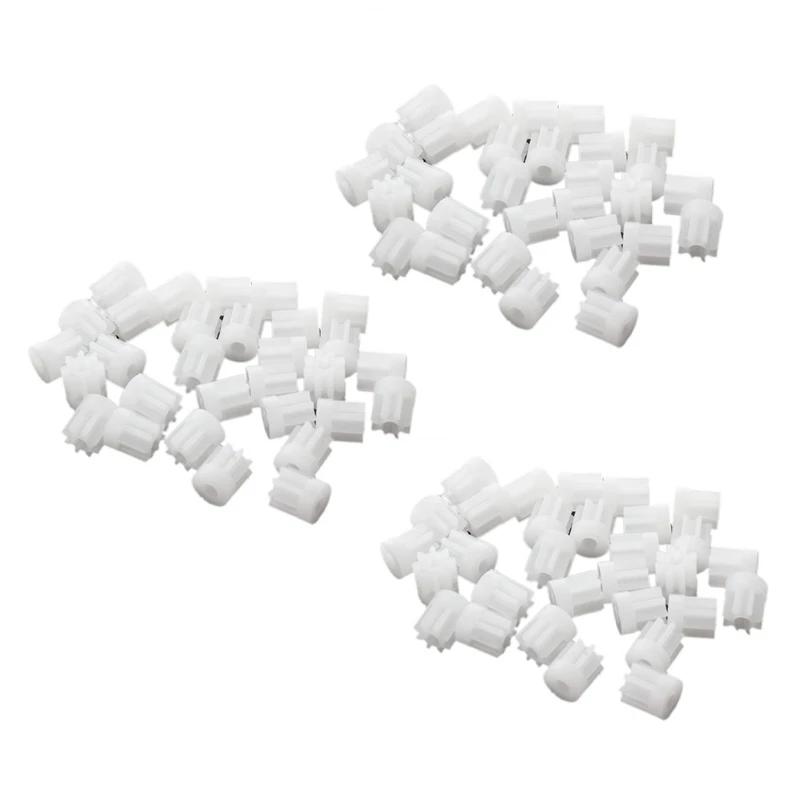 

Hot Sale 90Pcs 0.5 Modulus 8 Teeth Plastic Gear Cog For 2Mm Toy Car Motor Shaft