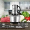 LAC Electric Food Rapid Processing Machine Multifunctional Stainless Steel 2l Easy-To-Clean Household Meat Grinder With Handle 3