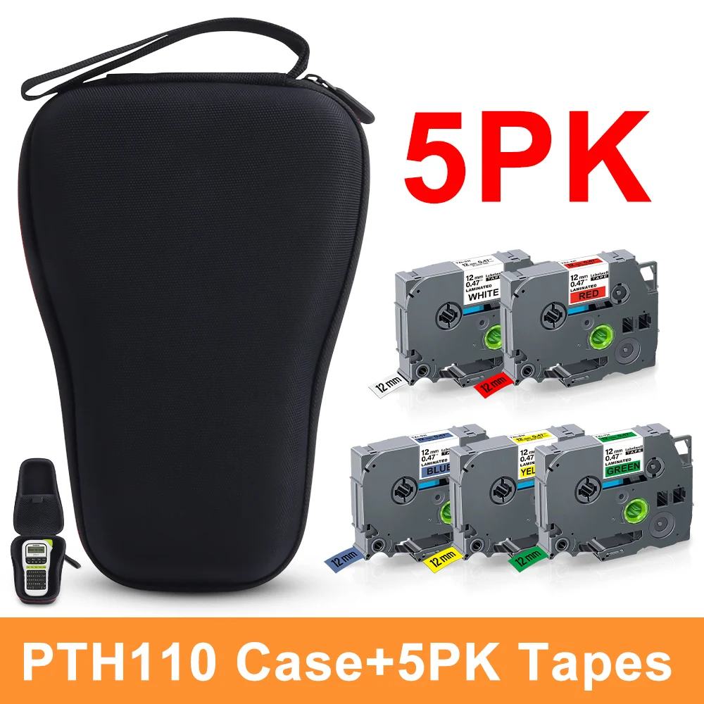 Fabricante de Etiquetas de 231 para o Bolsa de Viagem de Transporte Caixa de Armazenamento 231 Fita 131 Labelwell Eva Hard Case Adequado para Irmão Pt-h110 Pth110