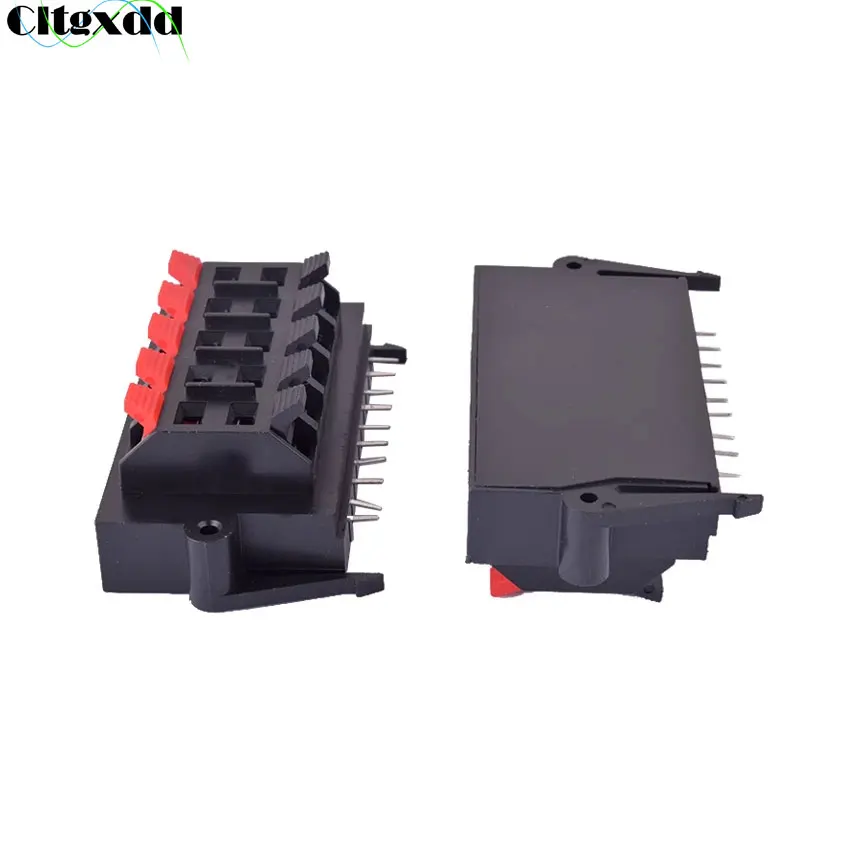 Cltgxdd 1 stück 10 positionen stecker klemme drücken in buchse last feder audio lautsprecher klemmen stecker steckdose clip WP10-11
