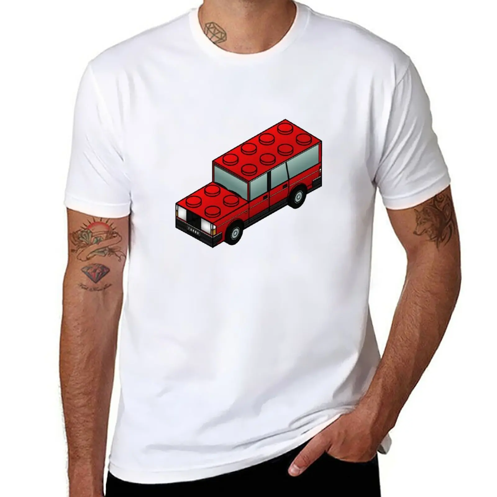 

New turbobrick wagon - red vector T-Shirt aesthetic clothes Aesthetic clothing summer clothes Short t-shirt t shirt for men