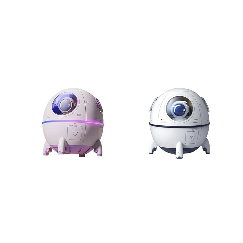 

220 мл мини-астронавт очистка воздуха увлажнитель подключенный для использования увлажнитель воздуха + атмосфера светильник для дома фиолетовый