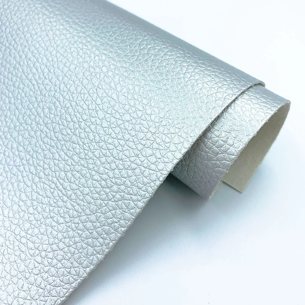 Litchi Faux PU Leather Fabric for DIY Crafts and Creative Projects