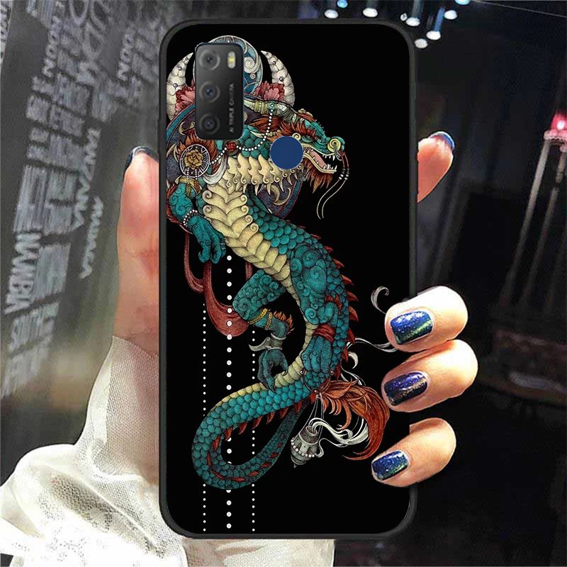 For TCL 20E Case Silicone Phone Cover For TCL 20S 20Y 20 E TCL 20B 6159K Cases Soft Back TPU Bags Bumpers Fundas phone belt pouch Cases & Covers