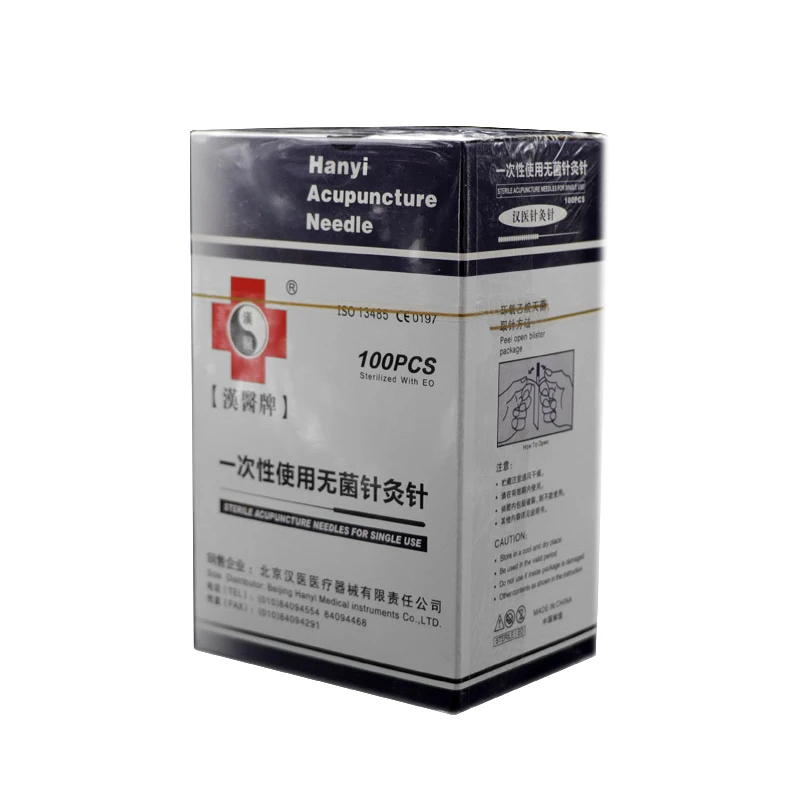 100pcs Disposable Acupuncture Needle Acupuncture Needles edged with guide tube disposable acupuncture needles each one tube