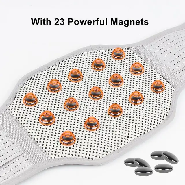 Önmelegítő Mágneses Terápia Alsó Háttámla Tartóágyú Háttérfájás-Enyhítés Derék Edző Isiátos Skoliozis Herniated Korong - Image 2