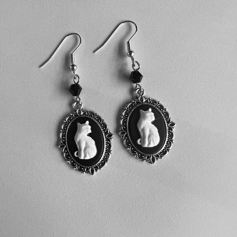 Vintage Cat Earrings