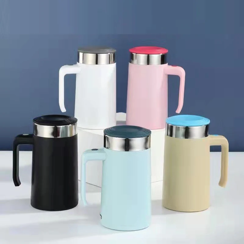 

USB Rechargeable Automatic Self Stirring Magnetic Mug Creative 304 Stainless Steel Smart Coffee Milk Mixer Stir Cup Blender Gift