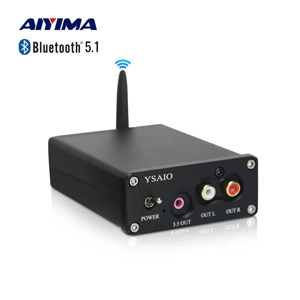 

AIYIMA QCC5125 5.1 Bluetooth Audio Decoder ES9018K2M DAC Decoding LDAC APTX-HD Bluetooth 5.1 Wireless Receiver
